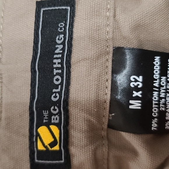 The BC Clothing Co. Mens Utility Outdoor Shorts Tan Pockets Size Mx32 EUC READ - Picture 10 of 12
